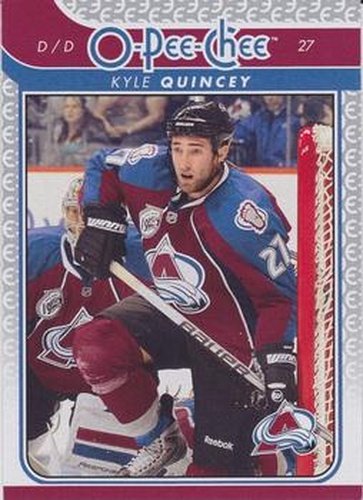 #621 Kyle Quincey - Colorado Avalanche - 2009-10 O-Pee-Chee Hockey