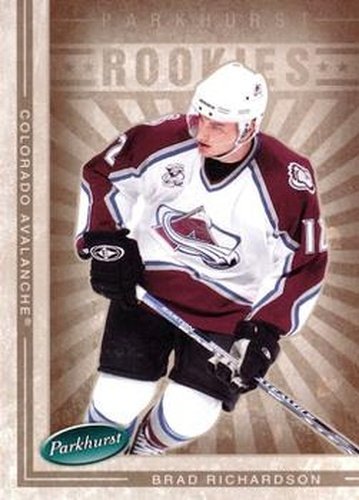 #621 Brad Richardson - Colorado Avalanche - 2005-06 Parkhurst Hockey