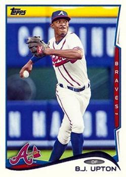 #621b B.J. Upton - Atlanta Braves - 2014 Topps Baseball
