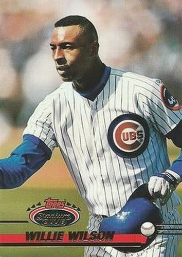 #622 Willie Wilson - Chicago Cubs - 1993 Stadium Club Baseball