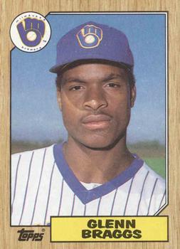 #622 Glenn Braggs - Milwaukee Brewers - 1987 Topps Baseball