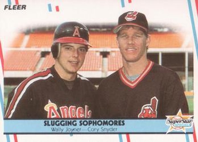#622 Wally Joyner / Cory Snyder - California Angels / Cleveland Indians - 1988 Fleer Baseball