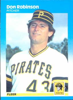 #622 Don Robinson - Pittsburgh Pirates - 1987 Fleer Baseball