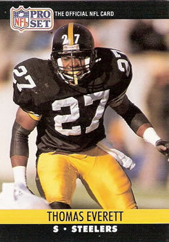 #622 Thomas Everett - Pittsburgh Steelers - 1990 Pro Set Football