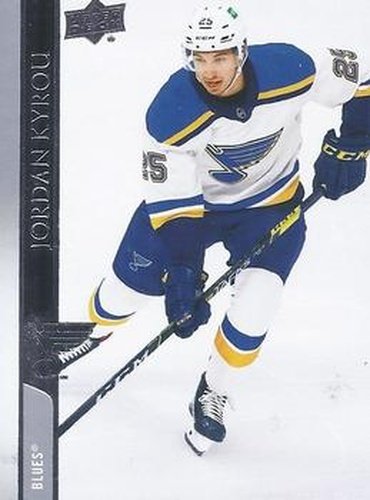 #622 Jordan Kyrou - St. Louis Blues - 2020-21 Upper Deck Hockey