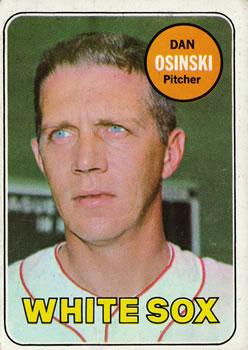 #622 Dan Osinski - Chicago White Sox - 1969 Topps Baseball