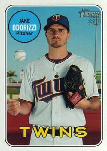 #622 Jake Odorizzi - Minnesota Twins - 2018 Topps Heritage Baseball