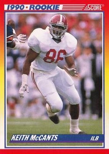 #622 Keith McCants - Alabama Crimson Tide / Tampa Bay Buccaneers - 1990 Score Football