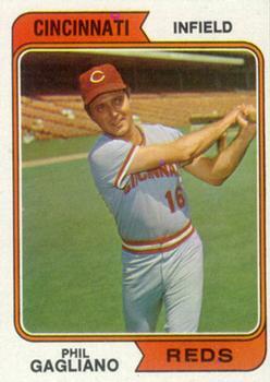 #622 Phil Gagliano - Cincinnati Reds - 1974 Topps Baseball
