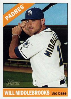 #622 Will Middlebrooks - San Diego Padres - 2015 Topps Heritage Baseball
