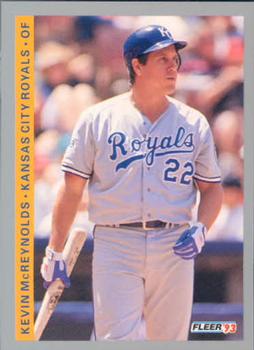 #622 Kevin McReynolds - Kansas City Royals - 1993 Fleer Baseball
