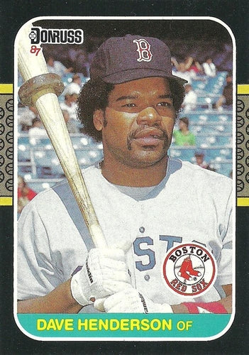 #622 Dave Henderson - Boston Red Sox - 1987 Donruss Baseball