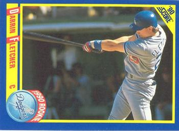 #622 Darrin Fletcher - Los Angeles Dodgers - 1990 Score Baseball