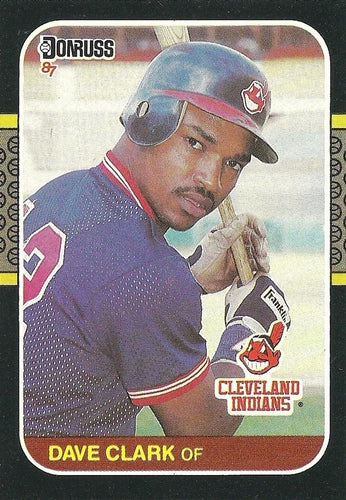 #623 Dave Clark - Cleveland Indians - 1987 Donruss Baseball