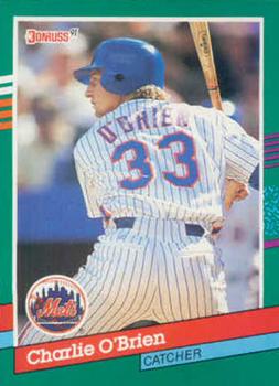 #623 Charlie O'Brien - New York Mets - 1991 Donruss Baseball