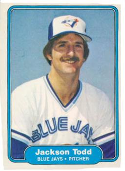 #623 Jackson Todd - Toronto Blue Jays - 1982 Fleer Baseball