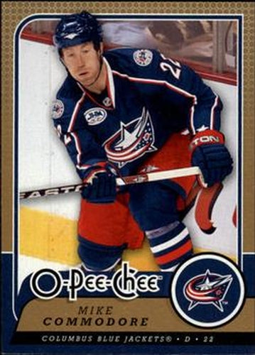 #623 Mike Commodore - Columbus Blue Jackets - 2008-09 O-Pee-Chee Hockey