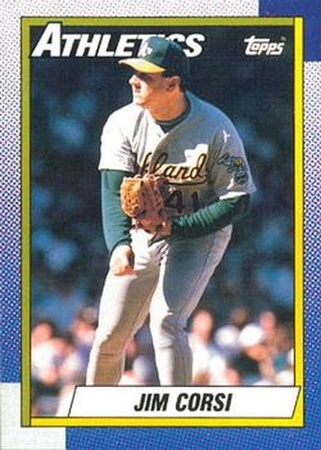 #623 Jim Corsi - Oakland Athletics - 1990 O-Pee-Chee Baseball