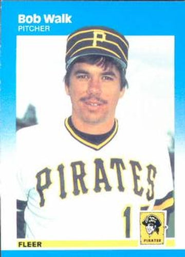 #623 Bob Walk - Pittsburgh Pirates - 1987 Fleer Baseball
