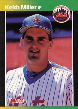 #623 Keith Miller - New York Mets - 1989 Donruss Baseball
