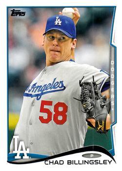 #623 Chad Billingsley - Los Angeles Dodgers - 2014 Topps Baseball