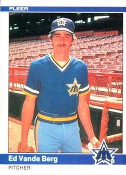 #623 Ed Vande Berg - Seattle Mariners - 1984 Fleer Baseball