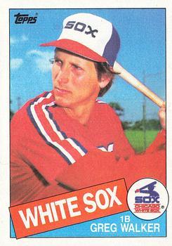 #623 Greg Walker - Chicago White Sox - 1985 Topps Baseball