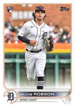 #623 Jacob Robson - Detroit Tigers - 2022 Topps Baseball