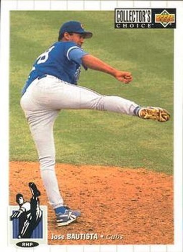 #623 Jose Bautista - Chicago Cubs - 1994 Collector's Choice Baseball