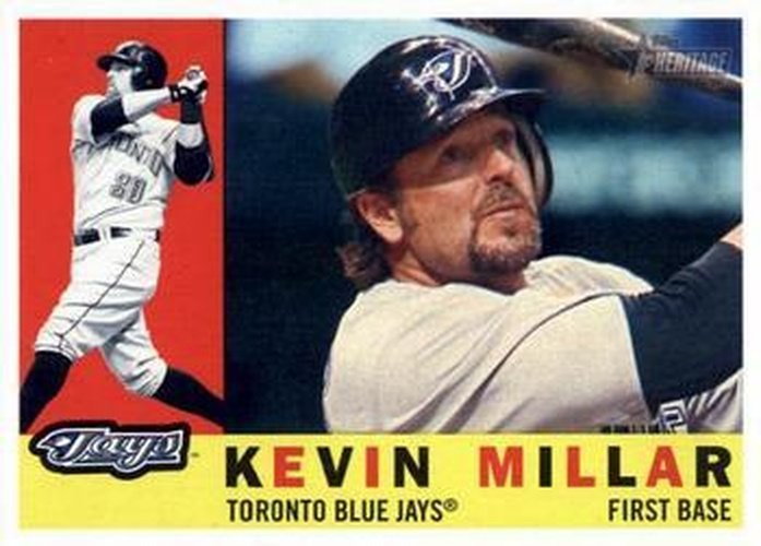 #623 Kevin Millar - Toronto Blue Jays - 2009 Topps Heritage Baseball