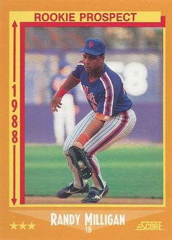 #623 Randy Milligan - New York Mets - 1988 Score Baseball