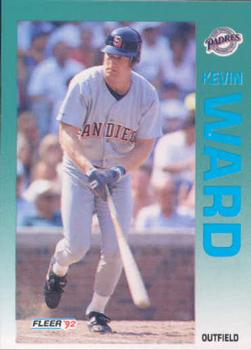#623 Kevin Ward - San Diego Padres - 1992 Fleer Baseball