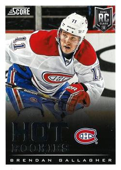 #624 Brendan Gallagher - Montreal Canadiens - 2013-14 Score Hockey