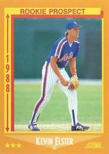#624 Kevin Elster - New York Mets - 1988 Score Baseball