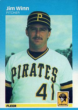 #624 Jim Winn - Pittsburgh Pirates - 1987 Fleer Baseball