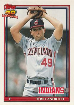 #624 Tom Candiotti - Cleveland Indians - 1991 O-Pee-Chee Baseball
