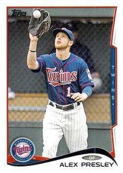 #624 Alex Presley - Minnesota Twins - 2014 Topps Baseball