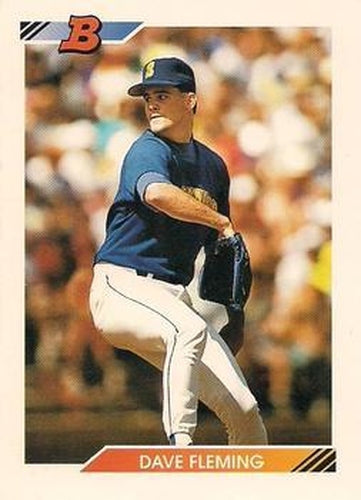 #624 Dave Fleming - Seattle Mariners - 1992 Bowman Baseball