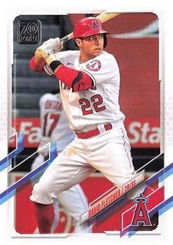 #624 David Fletcher - Los Angeles Angels - 2021 Topps Baseball