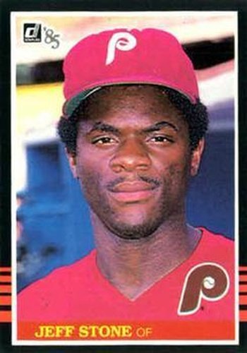 #624 Jeff Stone - Philadelphia Phillies - 1985 Donruss Baseball