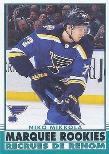 #624 Niko Mikkola - St. Louis Blues - 2020-21 O-Pee-Chee Update Retro Hockey
