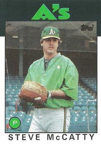 #624 Steve McCatty - Oakland Athletics - 1986 Topps Baseball