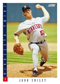 #624 John Smiley - Minnesota Twins - 1993 Score Baseball