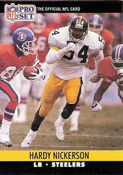 #624 Hardy Nickerson - Pittsburgh Steelers - 1990 Pro Set Football