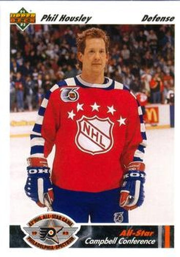 #624 Phil Housley - Winnipeg Jets - 1991-92 Upper Deck Hockey