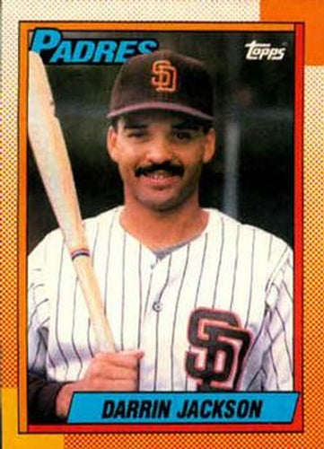 #624 Darrin Jackson - San Diego Padres - 1990 Topps Baseball