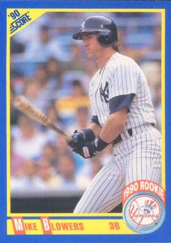 #624 Mike Blowers - New York Yankees - 1990 Score Baseball