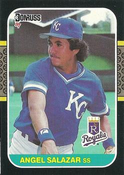 #624 Angel Salazar - Kansas City Royals - 1987 Donruss Baseball