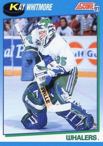 #625 Kay Whitmore - Hartford Whalers - 1991-92 Score Canadian Hockey