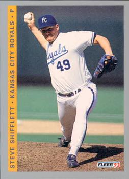 #625 Steve Shifflett - Kansas City Royals - 1993 Fleer Baseball